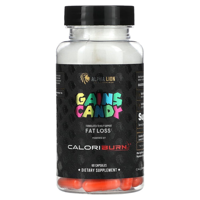 Alpha Lion Gains Candy Caloriburn Performance/Endurance 60 Capsules