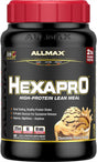 ALLMAX HEXAPRO, Chocolate Peanut Butter - 5 Lb - 25 Grams of Protein per Serving - 8-Hour Sustained Release - Zero Sugar - 52 Servings