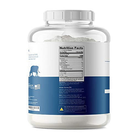 Grass Fed Whey Protein Powder - 24G Protein - 5 Lb (72 Servings)