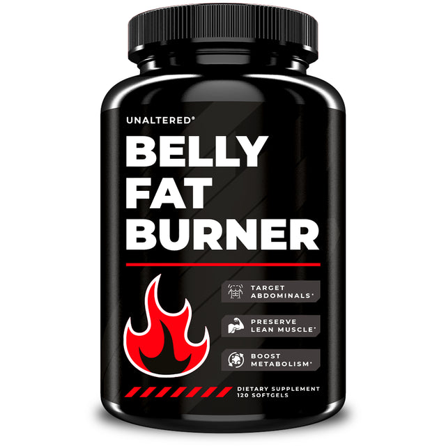 Fat Burner for Men - Belly Fat Burner with CLA - Unaltered Athletics Dietary Supplement - 90 Ct