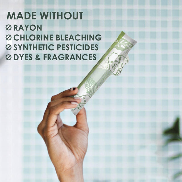 L. Organic Cotton Tampons Duopack - Light/Regular Absorbency, 30 Ct