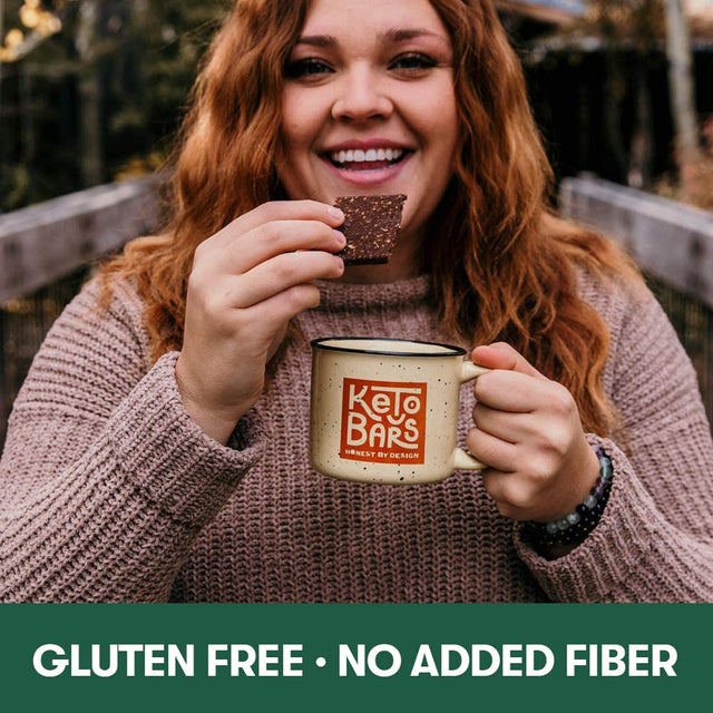 KETO BARS : the Original High Fat, Low Carb, Ketogenic Bar. Gluten Free, Homemade with Simple Ingredients. [Chocolate Peanut Butter, 10 Pack]