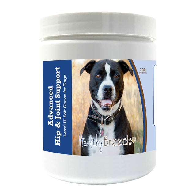 Healthy Breeds Pit Bull Advanced Hip & Joint Support Level III Soft Chews for Dogs 120 Count