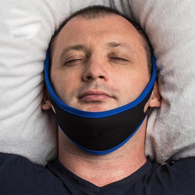 Greyghost 1Pc anti Snore Chin Strap Chin Strap Snore Silencer Anti-Dry Mouth Straps Adjustable Diving Material Effective Head Band