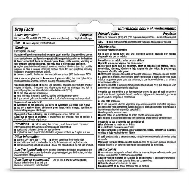 Lagicam 3 Day Vaginal Antifungal Treatment