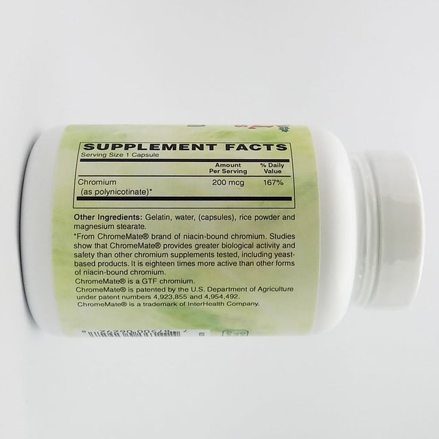 Holly Hill Health Foods, Chromium 200 MCG, 200 Capsules