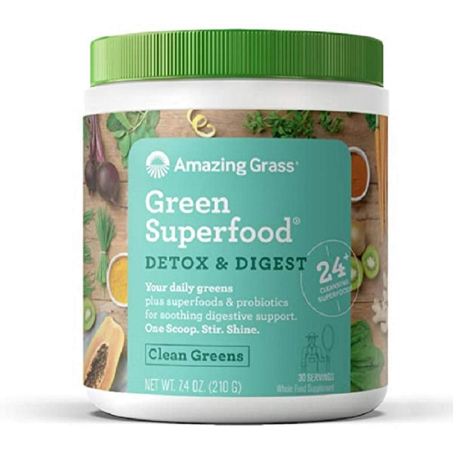 Amazing Grass Greens Blend Superfood + Amazing Grass Greens Blend Detox & Digest