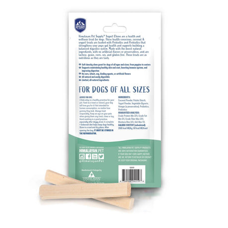 Himalayan Pet Supply Health and Wellness Yogurt Sticks