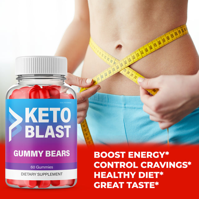 Keto Blast Gummies for Weight Loss Keto Blast Gummy Bears Supplement (60 Gummies)