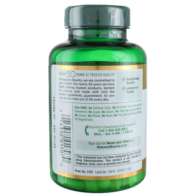 Nature'S Bounty Vitamin-C 1000Mg Immune Health Supplement, 100 Ct, 3 Pack