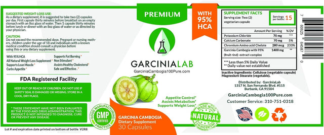 Garcinia Cambogia 3 Pack 95% HCA 90 Capsules Total Supplement