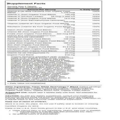 Garden of Life Mykind Organics Men'S Multi 120 Vegan Tabs