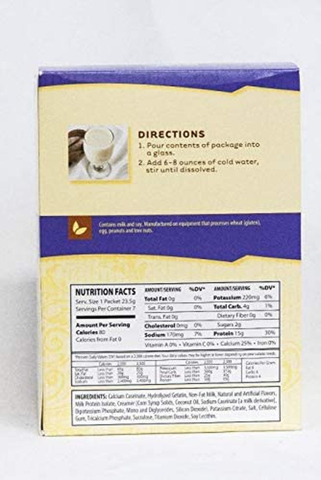 Fit Wise High Protein, Weight Loss, Vanilla Instant Drink (Box of 7 Packets)