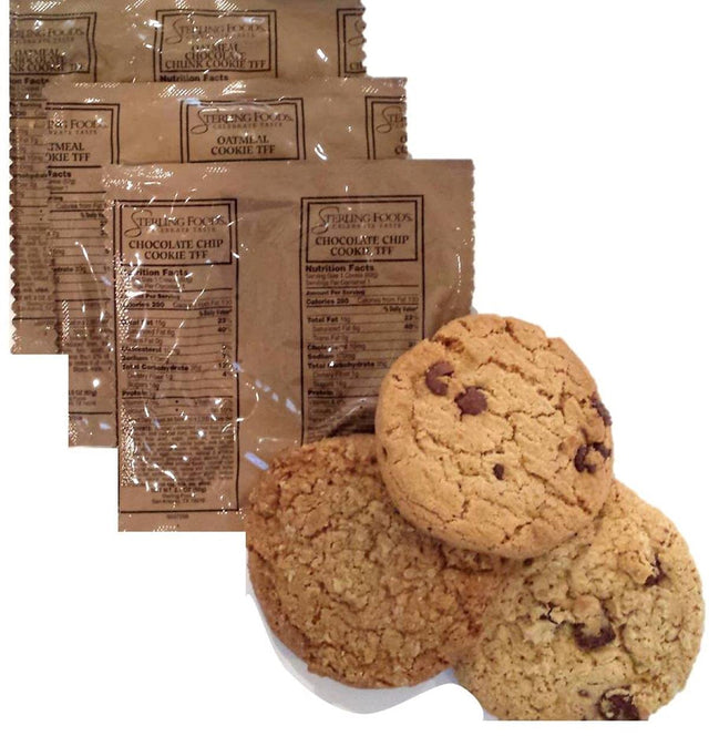12 Pack MRE Desserts/First Inspection Date 2023 to 2025 / Fresh & Fast! (Cookies: Variety Pack)