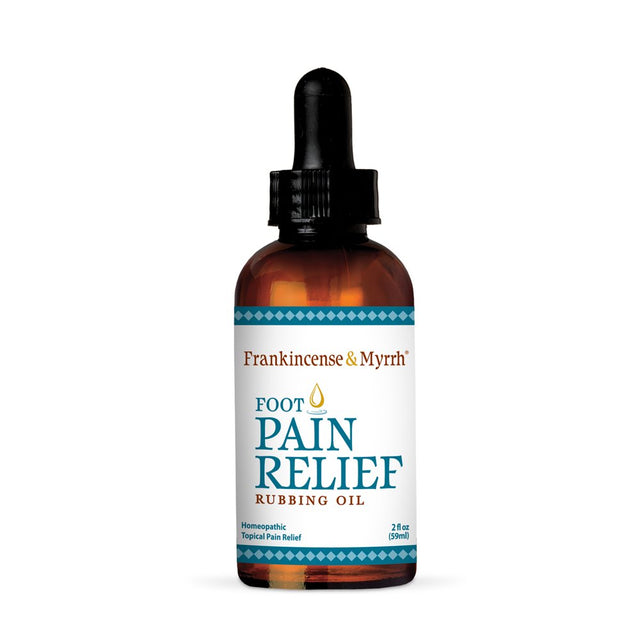 Frankincense & Myrrh Foot Pain Relief - Neuropathy Rubbing Oil, 2Fl Oz