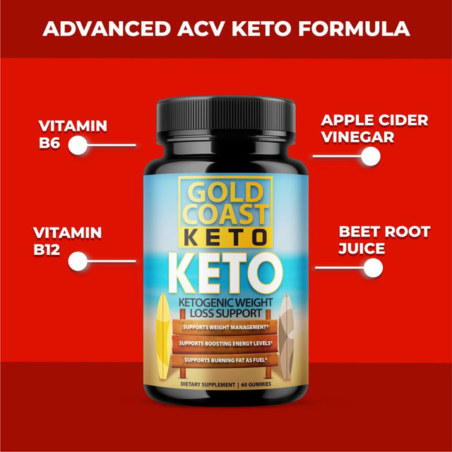 Gold Coast Gummy - Gold Coastketo Gummies (60 Gummies)