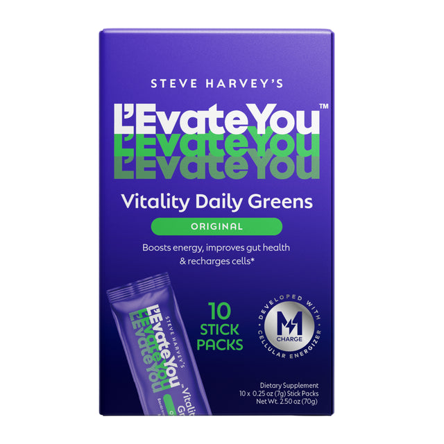 L'Evate You Vitality Daily Greens - Dietary Supplement - Original - 10 Count