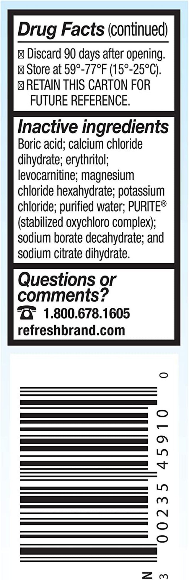 Refresh Optive Gel Drops Lubricant Eye Gel, 0.33 Fl Oz (Pack of 1) Sterile