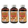 Germa B-Complex Syrup. Dietary Supplement. Bone Health, Growth and Development Aid. Sugar Free. Orange Flavor. 8 Oz. Pack of 3