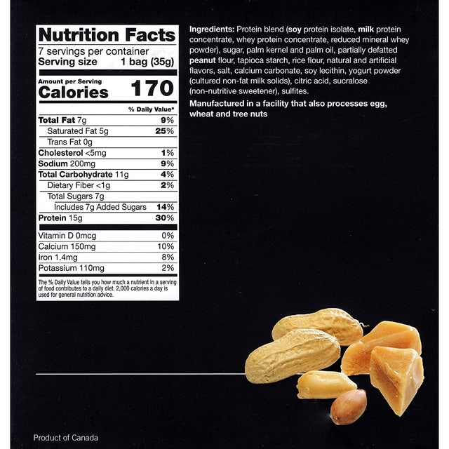 Ideal Protein Compatible Proti Fit High Protein Peanut & Caramel Coated Soy Snacks