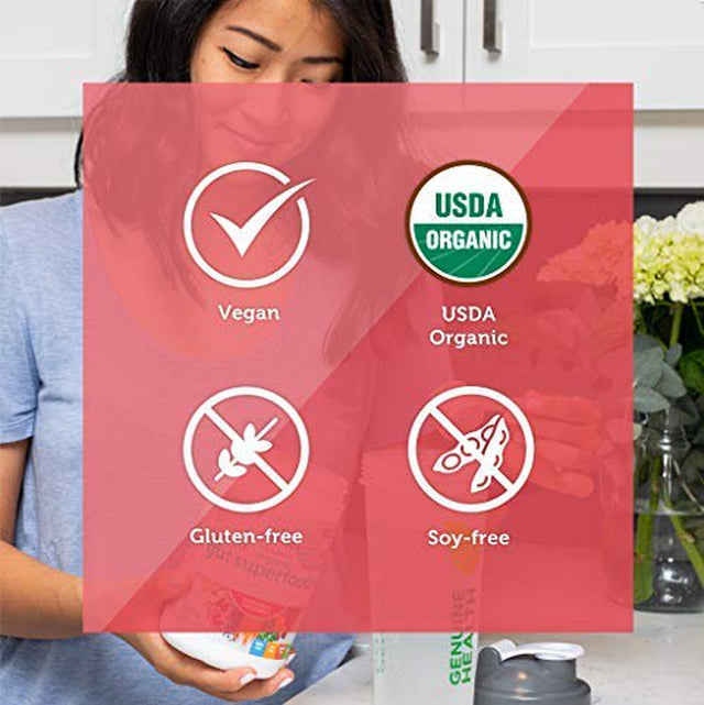 GENUINE HEALTH Organic Unflvrd Frmntd Gut Grns Suprfood, 229 GR