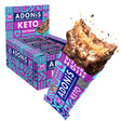 Adonis Hazelnut Crunch & Cocoa High Protein Keto Bars (16X45G Bars) | Vegan & Keto-Friendly | 100% Natural Keto Snacks | Sugar Free, Palm Oil Free | Low Sugar, Low Calorie & Low Carb for Weight Loss