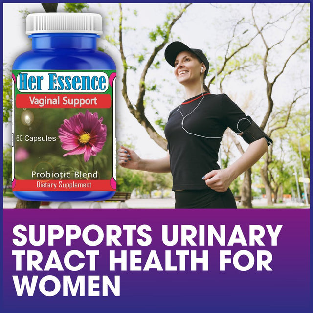 Her Essence Women Probiotics and Vaginal Health Supplements, Feminine Odor Control, Gut Health Vaginal Probiotics Supplement 60 Pills