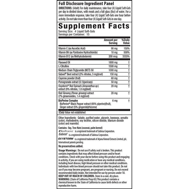 Irwin Naturals Beet Root RED with Nitric Oxide Booster - 60 Ct + LT Pill Case