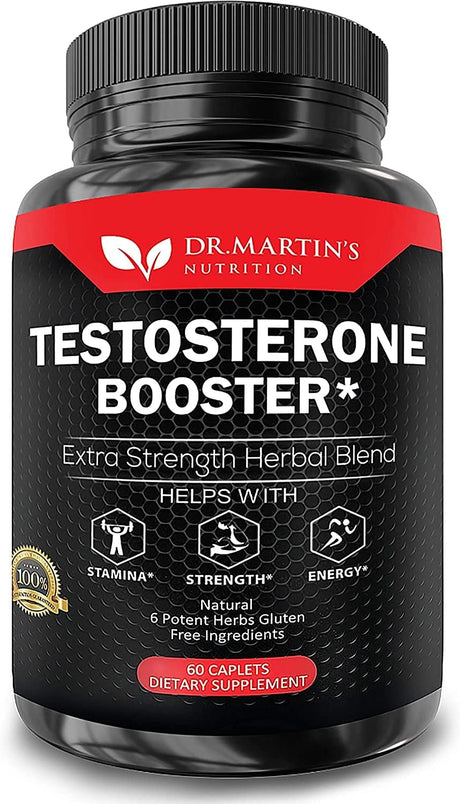 Extra Strength Testosterone Booster - Naturally Boost Your Stamina, Endurance, Strength & Energy for Men & Women - Burn Fat & Build Lean Muscle Mass Today