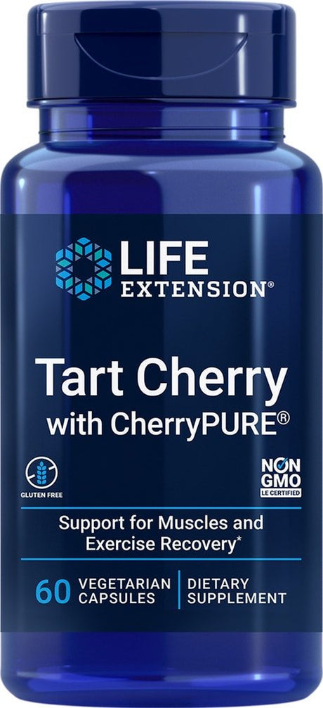 Life Extension Tart Cherry with Cherrypure -- 60 Vegetarian Capsules