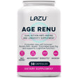 LAZU Age Renu Healthy Aging, Nootropic & Cognitive Support, Senolytic & Sirtuin Activator That Elevates NAD+, CD38 Inhibitor. Contains Apigenin, Fisetin & Quercetin, Patent Pending, 30 Caps 1 Month