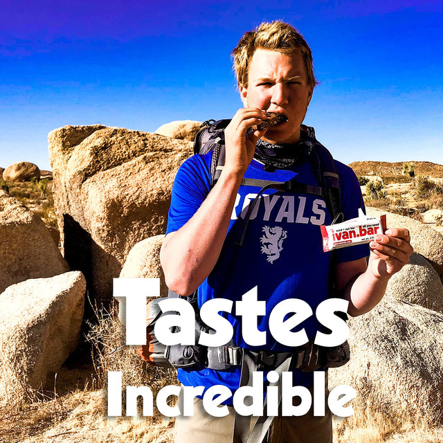 Ivan.Bar Protein Packed Energy Snack Bar | Provides Healthy Energy | Vegan, All Natural Ingredients | Soy, Dairy & Gluten Free (Peanut Butter, 1.4 Ounce (Pack of 24 Bars))