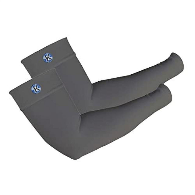 Kinship Comfort Brands Arm Compression Sleeves for Men & Women | Arm Brace Support Sleeve Provides Pain Relief for Lymphedema, Neuropathy, Arthritis, Bursitis, Tendonitis, Tennis Elbow | 1 Pair
