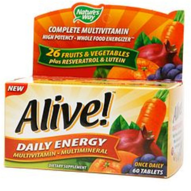 Alive! Daily Energy Multivitamin 60 Ea (Pack of 2)