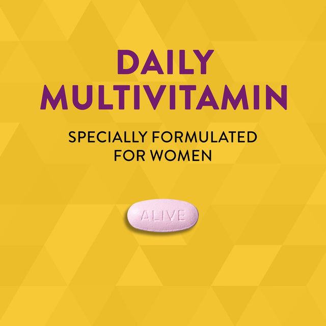 Alive! Women'S Energy Complete Daily Multivitamin Tablets, 50 Count