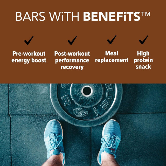 Jimmy! Protein Bar, Chocolate Peanut Butter, 12 Count - Energy Bar with 18G of Protein, Low Sugar, Gluten Free