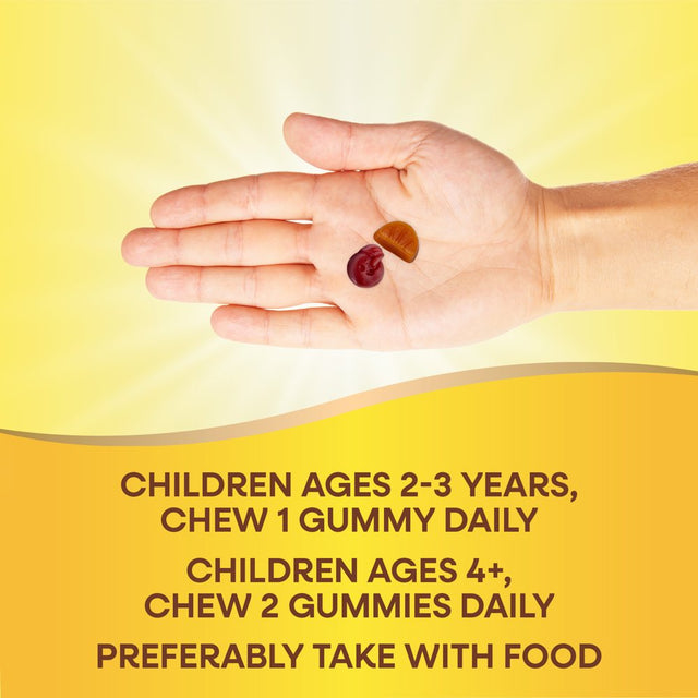 Alive! Kid'S Daily Multivitamin Gummies, Supports Growth and Development*, Fruit Flavored, 60 Count