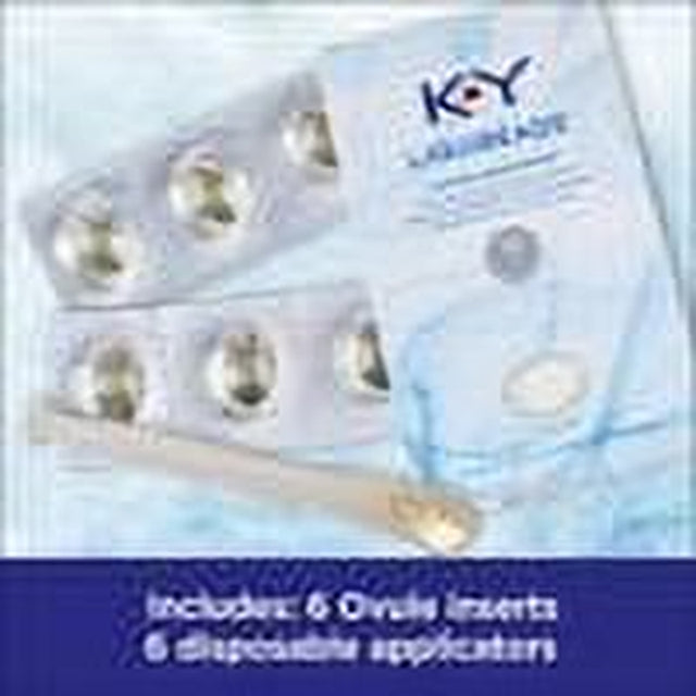 K-Y Liquibeads Vaginal Moisturizer, 6 Count
