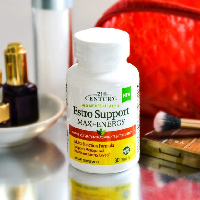 21St Century Estro Support Max + Energy, 30 Count
