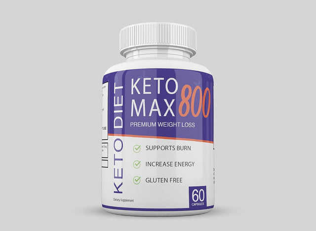 Keto MAX 800 - Premium Weight Loss - Burn Fat - Increase Energy - Gluten Free - 30 Day Supply