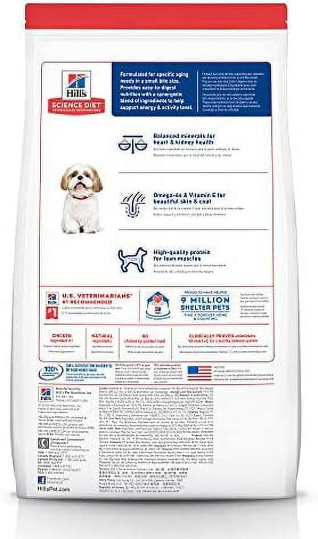 Hill'S Science Diet Dry Dog Food, Adult 7+ for Senior Dogs, Small Bites, Chicken Meal, Barley & Brown Rice Recipe, 33 Lb Bag