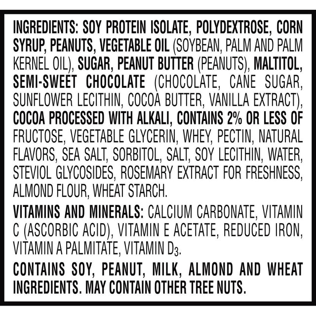 Kellogg'S Special K Chocolate Peanut Butter Chewy Protein Bars, Ready-To-Eat, 12.7 Oz, 8 Count