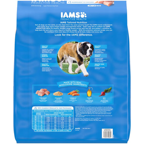 IAMS Proactive Health Chicken Dry Dog Food, 29.1 Lb Bag