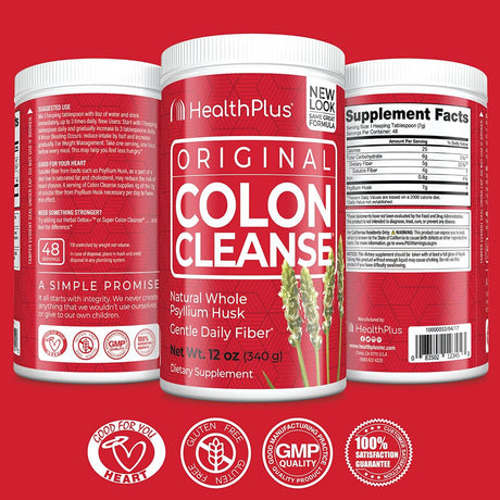 (Pack of 1)Health Plus, Original Colon Cleanse, 12 Oz (340 G)