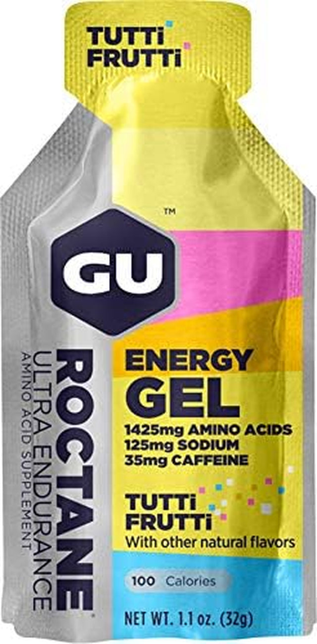 GU Roctane Energy Gel - 24 Pack Tutti Frutti, One Size