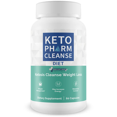 Keto Pharm Cleanse Diet - Ketosis Cleanse Weight Loss - Clear Out Carbs to Boost Ketosis - Cleanse the Gut to Appear Slimmer Quickly - Lose Weight with a Keto Cleanse for Weight Loss