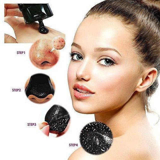 Kakidly New Purifying Black Peel-Off Mask,Facial Cleansing, Increases Vitality Blackhead Remover Deep Cleanser, Acne Face Mask