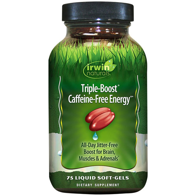 Irwin Naturals Triple-Boost Caffeine-Free Energy 75 Sgels