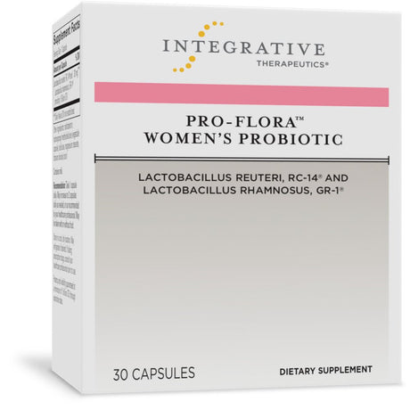 Integrative Therapeutics Pro-Flora Women'S Probiotic - Lactobacillus Rhamnosus GR-1 and Reuteri RC-14 Strains - Urogenital and Vaginal Health Support Supplement* - 30 Capsules