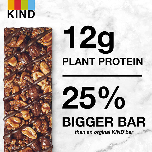 KIND Protein Bars, Dark Chocolate Nut, Healthy Snacks, Gluten Free, 12G Protein, 12 Count